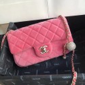 Chanel Original Small velvet flap bag AS1792 pink HV02477Bw85