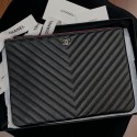 Chanel Sheepskin Leather Bag CC8956 Black HV04774sf78