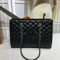 Chanel Sheepskin Leather shopping bag 3326 black HV07925DO87