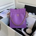 Chanel shopping bag AS2169 purple HV06443tg76