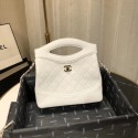 CHANEL Shopping Bag Mini Tote B57979 White HV00880rd58