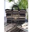 Chanel Shopping Bag Original A66941 Gray& Dark Gray & Black HV02983Fh96