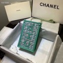 Chanel Shoulder Bag Original Leather 7738 green HV08351UF26