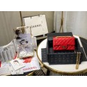 Chanel Shoulder Bag Original Leather Red AS0874 Gold HV02157Tk78