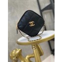 Chanel small diamond bag Grained Calfskin & Gold-Tone Metal AS2201 black HV05624yx89