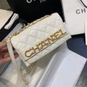 Chanel small Flap Bag Original Sheepskin Leather AS1490 white HV03157cP15