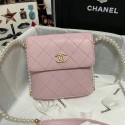 Chanel small hobo bag AS2503 light pink HV09711ff76