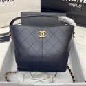 Chanel small shopping bag AS2286 black HV09156aM39