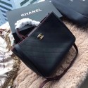 Chanel Top Original Leather Tote Bag 57021 Black HV00596uk46