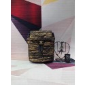 CHANEL Tweed small Backpack & gold-Tone Metal 69964 black HV01460vm49