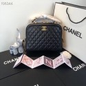Chanel vanity case Calfskin & Gold-Tone Metal A57906 black HV00855nV16