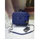 Chanel Vanity Case Original A93343 blue HV01946wv88