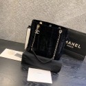 Chanel velvet Shoulder Bag AS1516 Black HV07177ta99