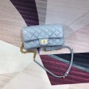 Chanel waist bag Aged Calfskin & Gold-Tone Metal A57991 light blue HV11617hI90