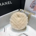 Chanel Wool sheepskin & Gold-Tone Metal AP0366 white HV00785CI68