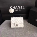 Cheap Chanel Classic Flap Bag original Sheepskin Leather 1115 white silver chain HV06221sZ66
