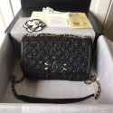 Cheap Fake Chanel Original Tweed Shoulder Bag 66870 black HV08479BC48