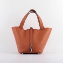 Cheap Fake Hermes Picotin 22cm Bags togo Leather 8616 orange HV11399BC48