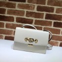 Copy Best Gucci GG Leather Shoulder Bag 576388 white HV05873Qc72