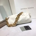 Copy Bottega Veneta Nappa lambskin soft Shoulder Bag 620230 White HV06371Kn92