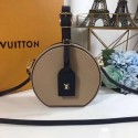 Copy Louis Vuitton PETITE BOITE CHAPEAU M43510 Apricot with black HV01761Zn71