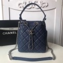 Designer Chanel drawstring bag A91273 Blue HV09689vs94