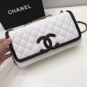 Designer Replica Chanel Flap Bag Original Caviar Leather Shoulder Bag 94430 white HV01631CF36