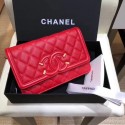 Designer Replica Chanel Flap Original Caviar Leather mini Shoulder Bag 5699 red HV01951CF36