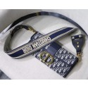 Dior 30 MONTAIGNE EMBROIDERED CANVAS Clutch bag M9206 blue HV01349Ag46