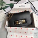 Dior Jadior Flap Bag with Chain Calfskin M9000C black HV07548Gw67