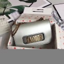 Dior Jadior Flap Bag with Chain Calfskin M9000C silver HV06305HW50