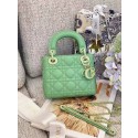 Dior Lady Dior Bag Original Sheepskin Leather CD5501 green HV10229Lp50