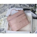 DIOR Oblique Jacquard cosmetic bag S5488 pink HV10086uk46