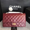 Fake 1:1 Chanel Flap Original Calf leather Shoulder Bag A227 Wine gold chain HV04472YK70
