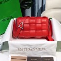 Fake Bottega Veneta PADDED CASSETTE BAG 591970 RED HV01478Hj78