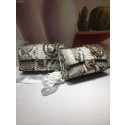 Fake Chanel Classic Handbag Python & Gold-Tone Metal A01112 Grey HV10328Sq37