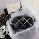 Fake Chanel cross-body bag AS2384 black & white HV10968Hj78