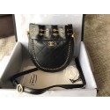 Fake Chanel Flap Original Sheepskin leather cross-body bag 55698 black HV04308Lh27