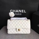 Fake Chanel Flap Original sheepskin Leather Shoulder Bag CF 1112 white gold chain HV05450RY48