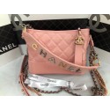 Fake Chanel gabrielle small hobo bag AS0865 pink HV03758Sq37