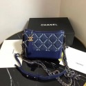 Fake Chanel gabrielle small hobo Denim bag A91810 blue HV04994kw88