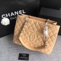Fake Chanel LE BOY GRAND SHOPPING TOTE BAG GST A50995 apricot Silver chain HV11319ny77