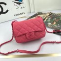 Fake Chanel mini flap bag 8219 pink HV08778Hj78