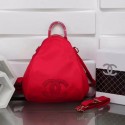 Fake Chanel nylon Backpack A696814 red HV06433GR32