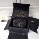 Fake Chanel Original Flap Bag Lambskin & Gold-Tone Metal A57277 black HV09630uQ71