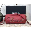 Fake Chanel Original Sheepskin Leather Bowling Bag AS1779 red HV08108eZ32