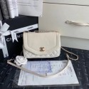 Fake Chanel Shoulder Bag Original Leather White AS0729 Gold HV05655pE71