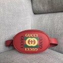 Fake Gucci GG Calfskin Leather belt bag 476434 red HV05222bz90