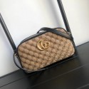 Fake Gucci GG Marmont small shoulder bag 447632 black HV06196xE84