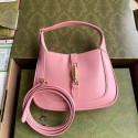 Fake Gucci Jackie 1961 mini hobo bag 637091 Pink HV10355EQ38